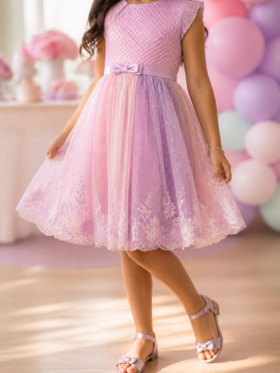 Vestido infantil para aniversário em Maurilândia: modelos, fotos e conforto