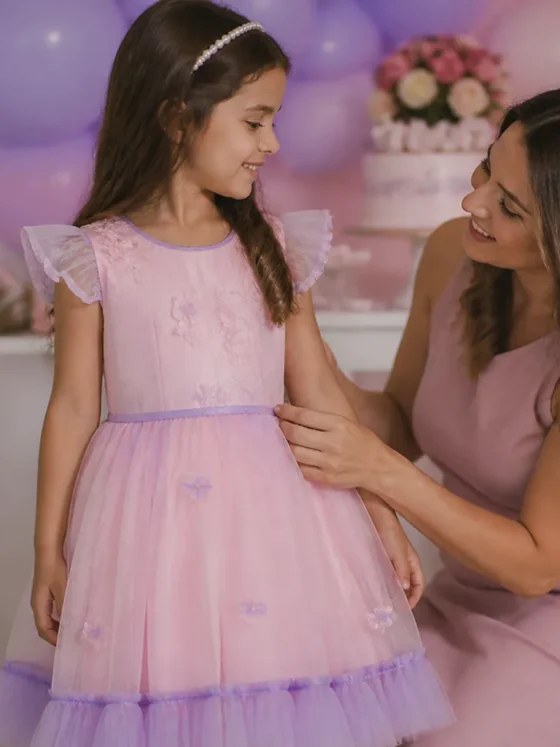 Vestido infantil para aniversário em Nova Crixás: guia de escolha por idade, tecido e ocasião