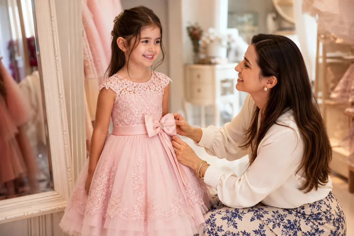 Vestido infantil para festa em Bonfinópolis: como escolher um look confortável e bonito