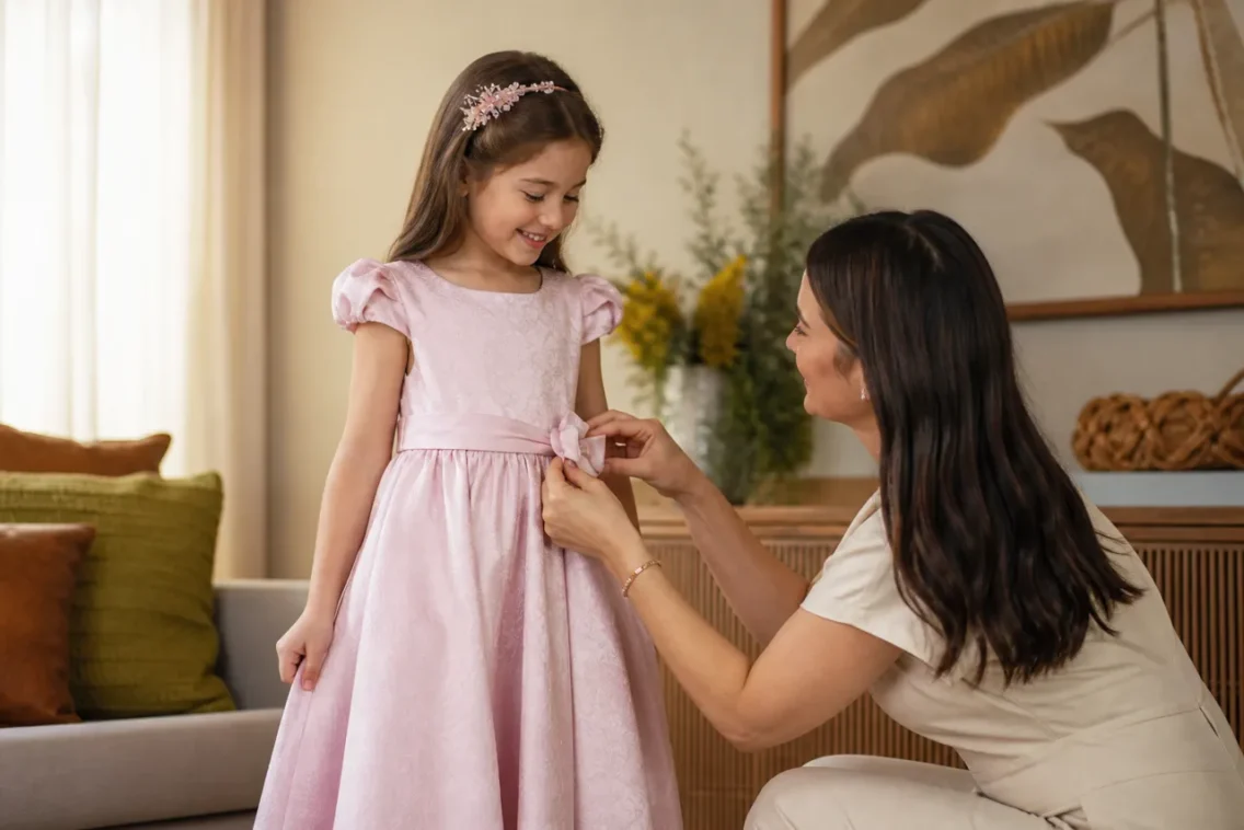 Vestido infantil para festa em Chapadão do Céu: como escolher um look confortável e bonito