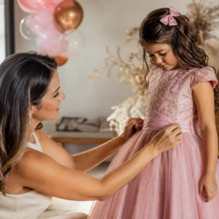 Vestido infantil para aniversário em Aragoiânia: guia de escolha por idade, tecido e ocasião