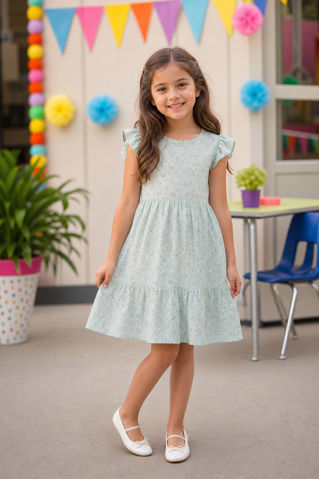 Vestido infantil para festa na escola: conforto, movimento e praticidade
