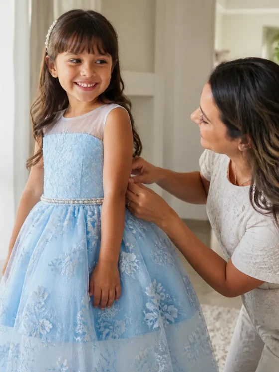 Vestido infantil para festa na Vila Maria José, Goiânia: como escolher com conforto