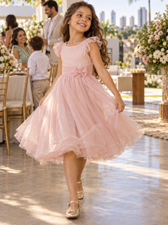 Moda infantil feminina no Cidade Empresarial, Aparecida de Goiânia: vestidos e looks para ocasiões especiais