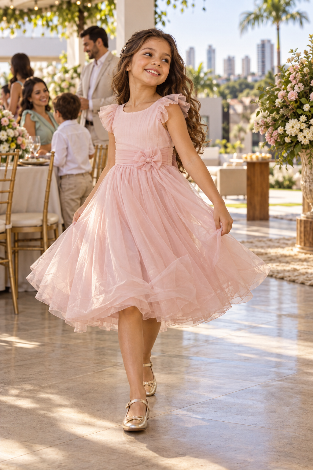 Moda infantil feminina no Cidade Empresarial, Aparecida de Goiânia: vestidos e looks para ocasiões especiais