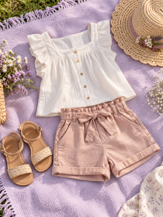 Conjunto infantil feminino para passeio: como escolher conforto e combinações