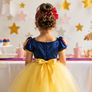 Vestido infantil com LED: como escolher, usar e cuidar