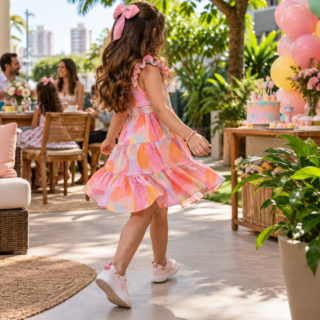 Moda infantil feminina no Jardim Maria Luiza, Aparecida de Goiânia: looks para ocasiões especiais