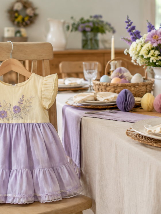 Vestido infantil para Páscoa: como escolher um look confortável