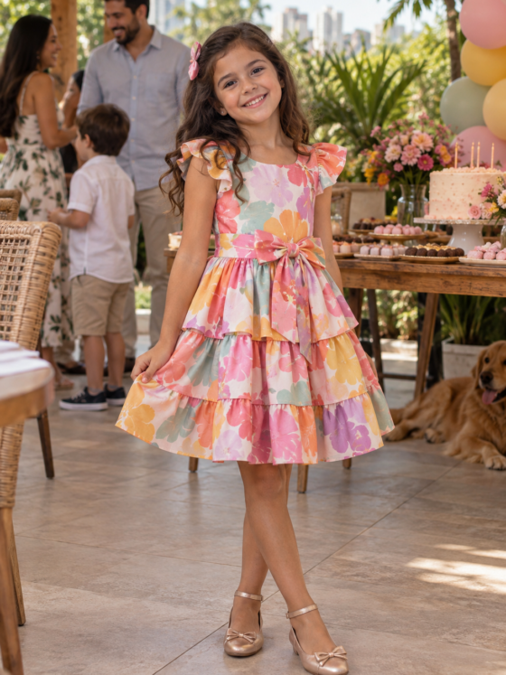 Moda infantil feminina no Jardim das Esmeraldas, Goiânia: vestidos e looks para ocasiões especiais