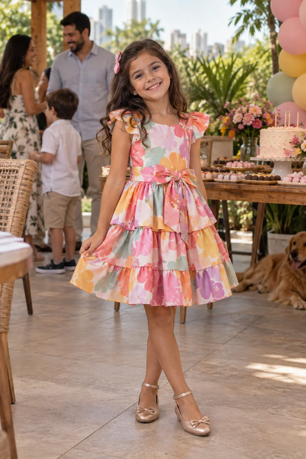 Moda infantil feminina no Jardim das Esmeraldas, Goiânia: vestidos e looks para ocasiões especiais