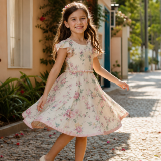 Look infantil feminino para aniversário no Parque Tremendão, Goiânia: ideias com conforto