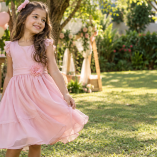 Look infantil feminino para aniversário no Jardim das Flores, Aparecida de Goiânia: ideias com conforto