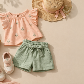 Conjunto infantil feminino para passeio em Campestre de Goiás: conforto e combinações