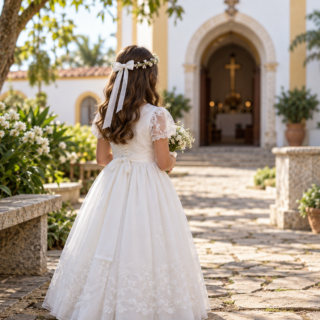 Vestido infantil para aniversário em Rianápolis: guia por idade, tecido e ocasião
