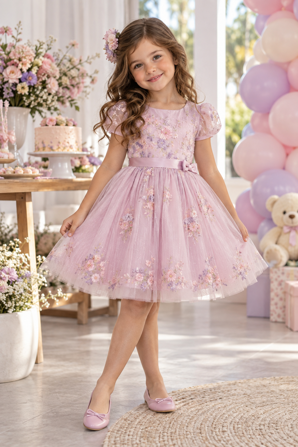 Vestido infantil para aniversário em Bonópolis: modelos, conforto e tamanho