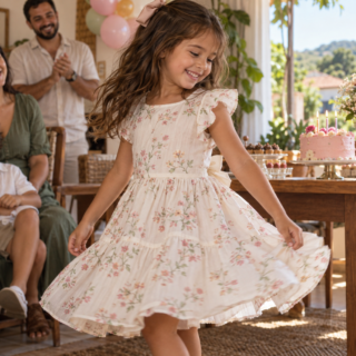 Conjunto infantil feminino para passeio em Aurilândia: conforto e combinações