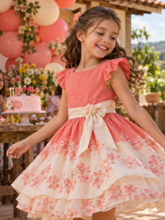 Vestido infantil para aniversário em Turvânia: guia de escolha por idade, tecido e ocasião