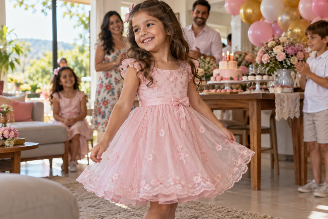 Vestido Infantil para Festa em Americano do Brasil: Como Escolher