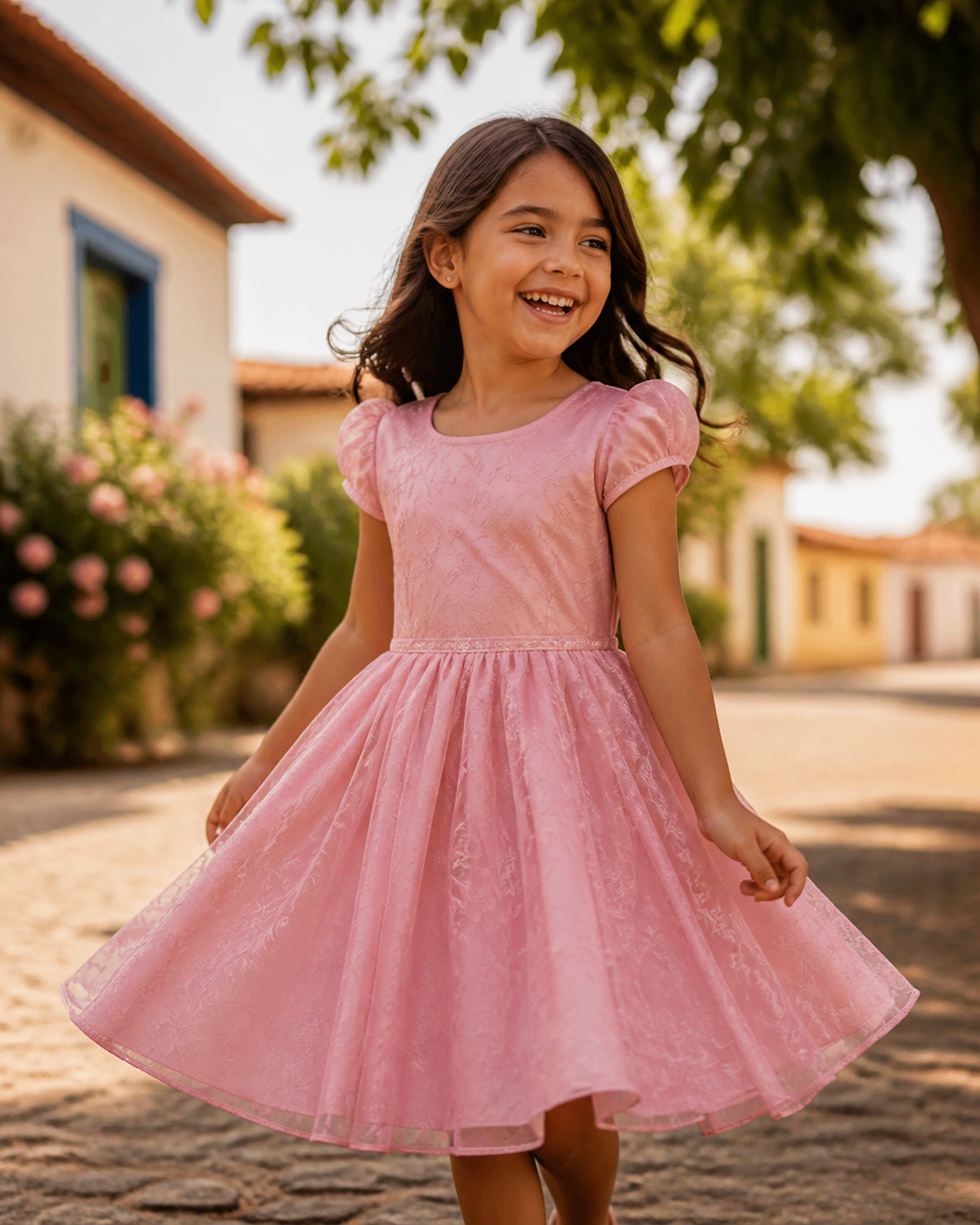 Vestido infantil para festa em Itapirapuã: conforto, medidas e escolha do modelo