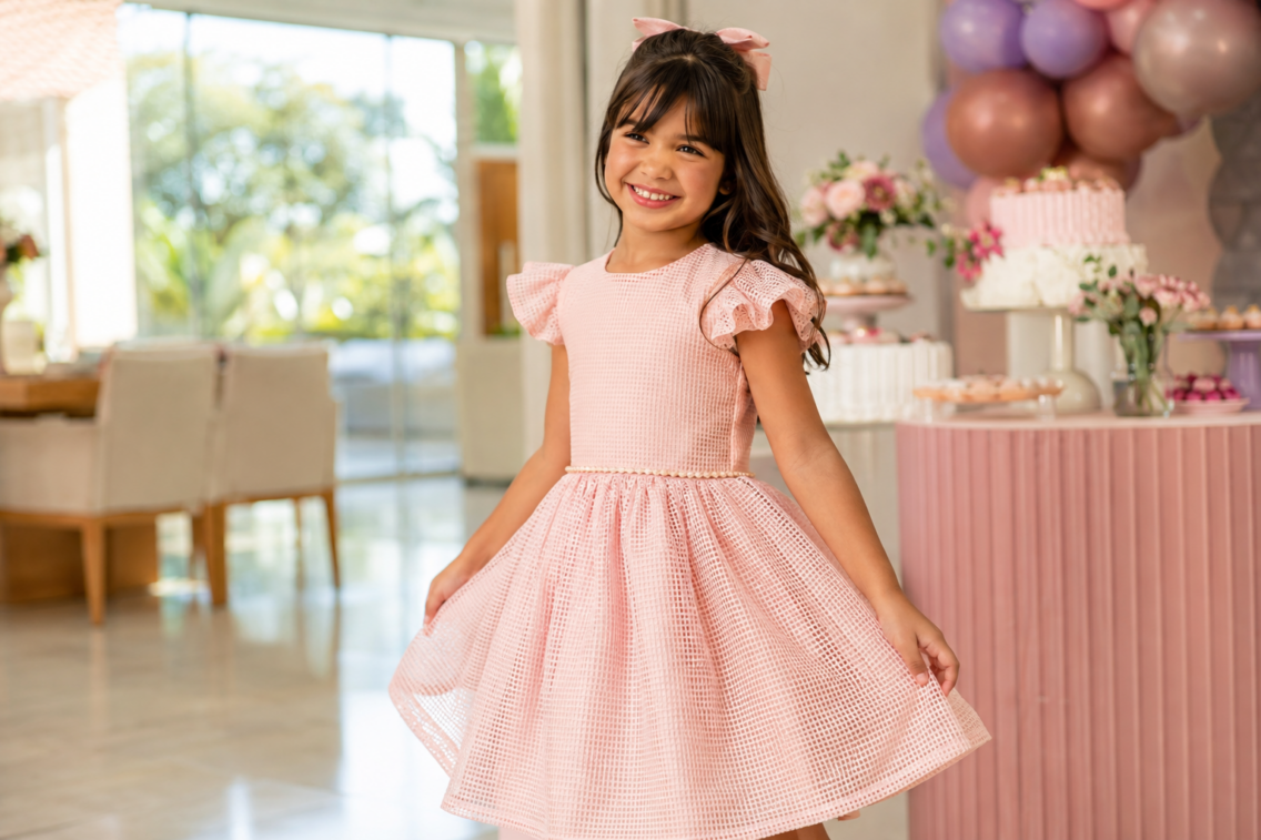 Vestido infantil para festa em Itarumã: como escolher com conforto