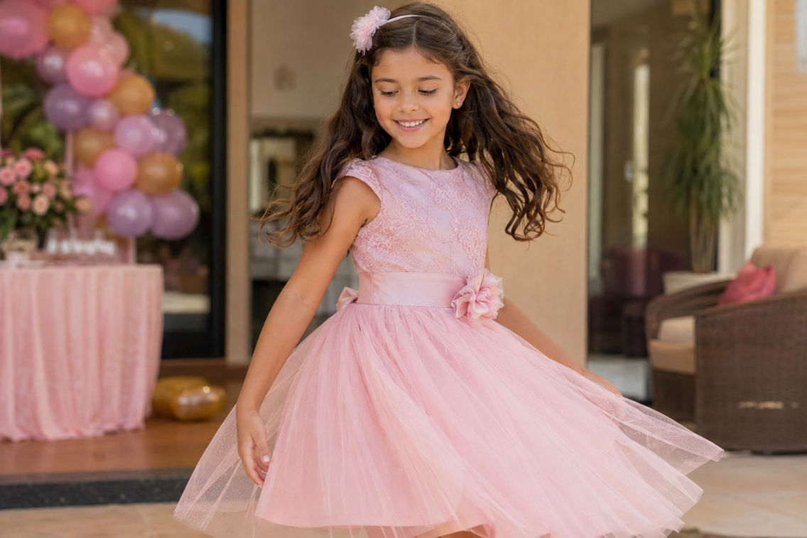 Vestido infantil para festa no Jardim Colorado, Goiânia: como escolher com conforto