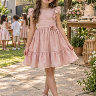 Vestido infantil para festa em Carmo do Rio Verde: conforto, tamanho e escolha do modelo