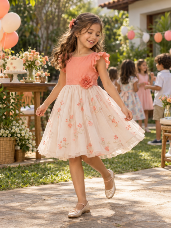 Vestido infantil para festa no Jardim Itapuã, Aparecida de Goiânia: guia de escolha