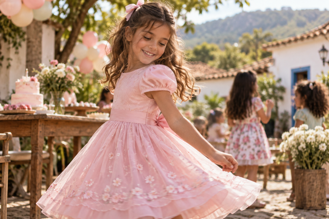Vestido Infantil para Festa em Santa Fé de Goiás: Como Escolher