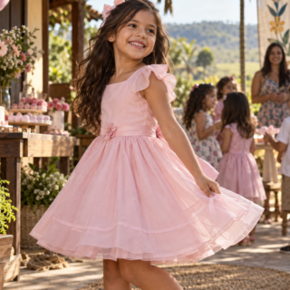Vestido infantil para aniversário em Gouvelândia: guia de escolha