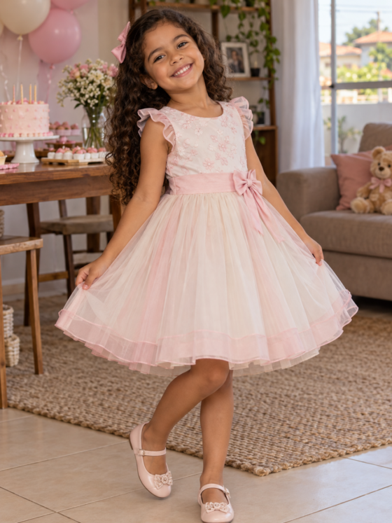 Vestido infantil para festa na Vila São Tomaz, Aparecida de Goiânia: como escolher