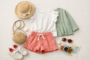 Conjunto infantil feminino para passeio em Três Ranchos: conforto e combinações