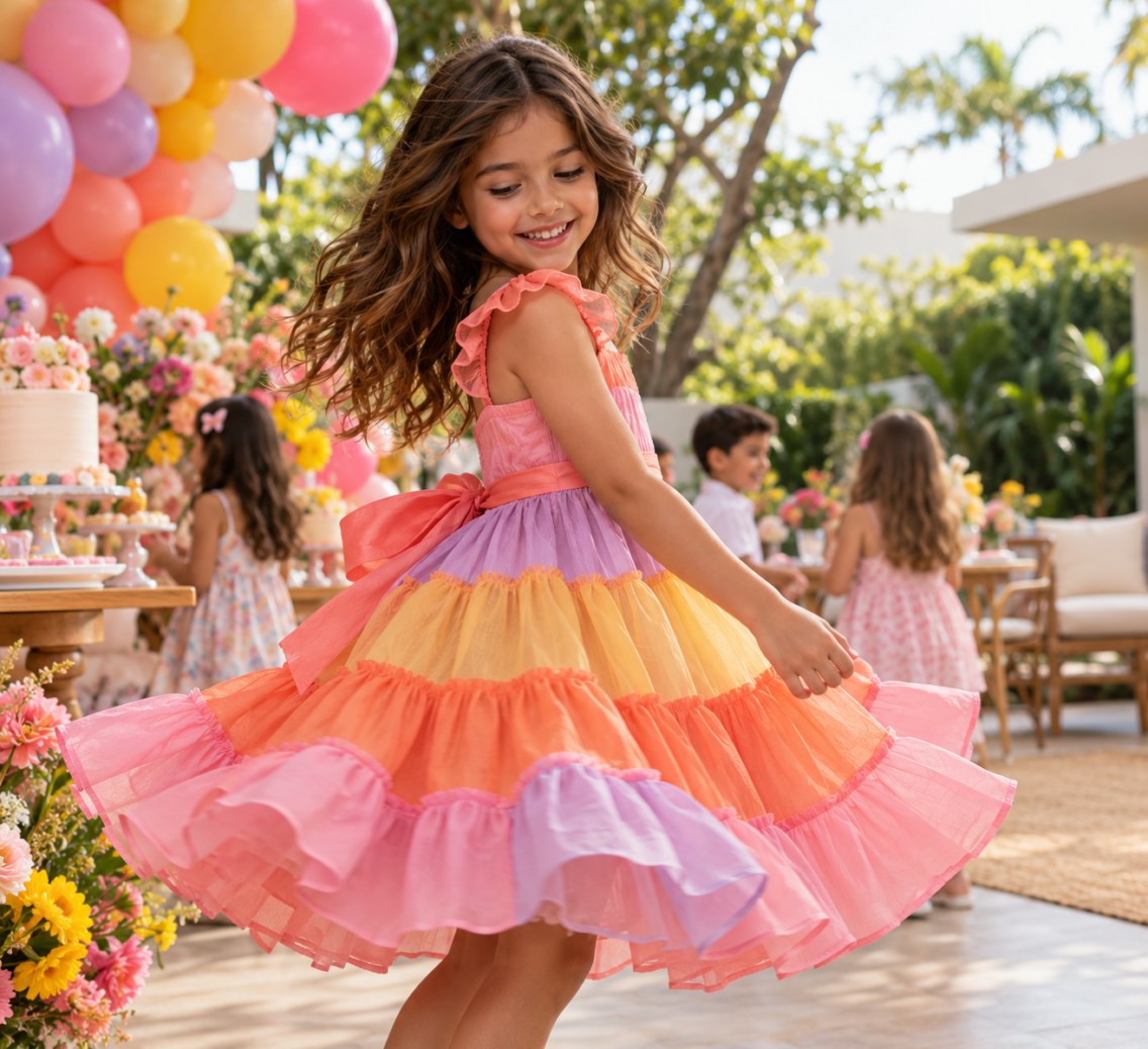 Vestido infantil para festa no Jardim América II, Goiânia | Guia de escolha