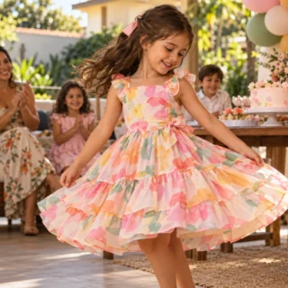 Moda infantil feminina no Setor Parque Industrial, Aparecida de Goiânia: vestidos e looks para ocasiões especiais