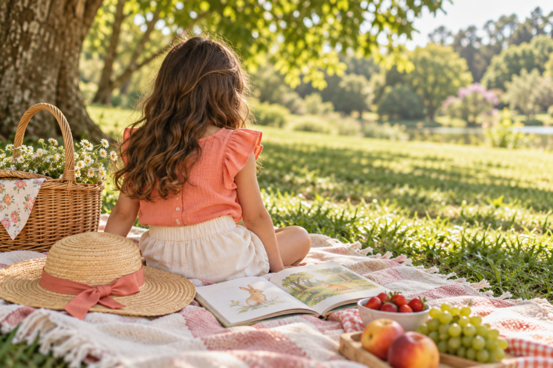 Look infantil para piquenique: conforto, proteção e estilo