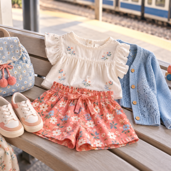 Roupa infantil para viagem de trem: conforto, camadas e checklist