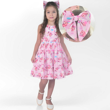 Vestido infantil real para festa na loja Moderna Meninas