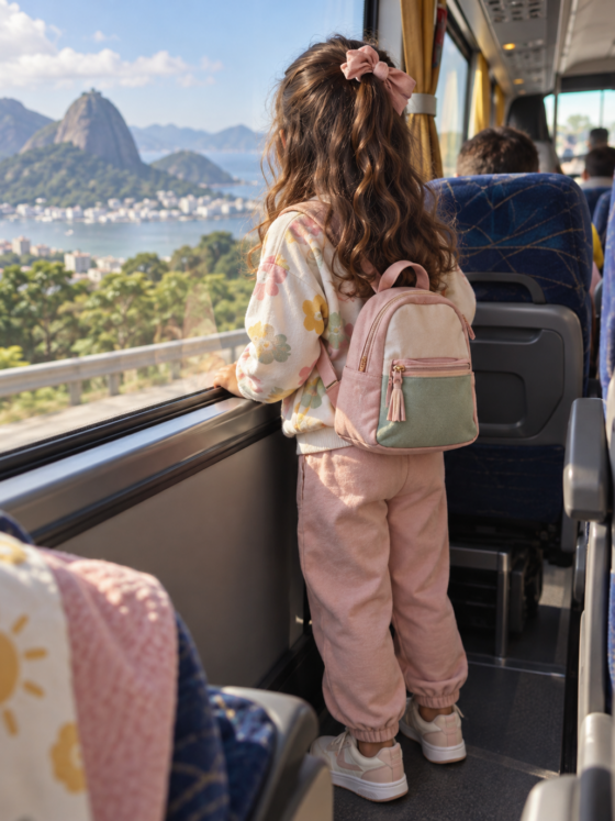 Roupa infantil para viagem de ônibus: conforto e praticidade