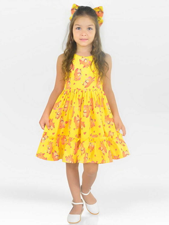 Vestido infantil para aniversário em Itauçu: temas, conforto e tamanhos
