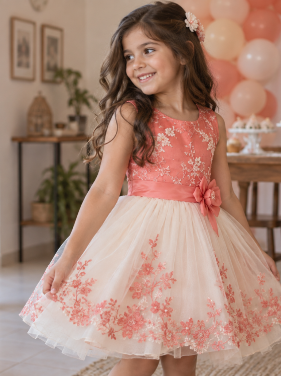 Vestido infantil para festa em Monte Alegre de Goiás: modelos, conforto e tamanho