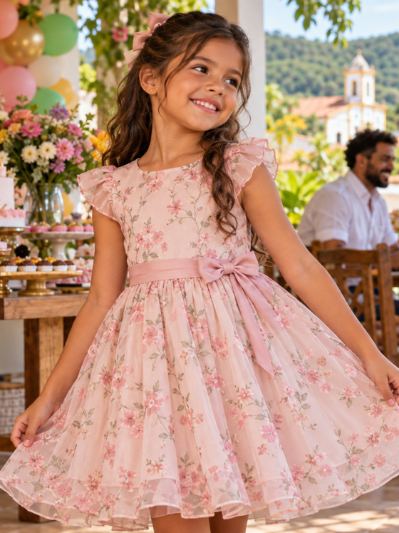 Vestido Infantil para Festa em Mutunópolis: conforto, combinações e escolha por ocasião