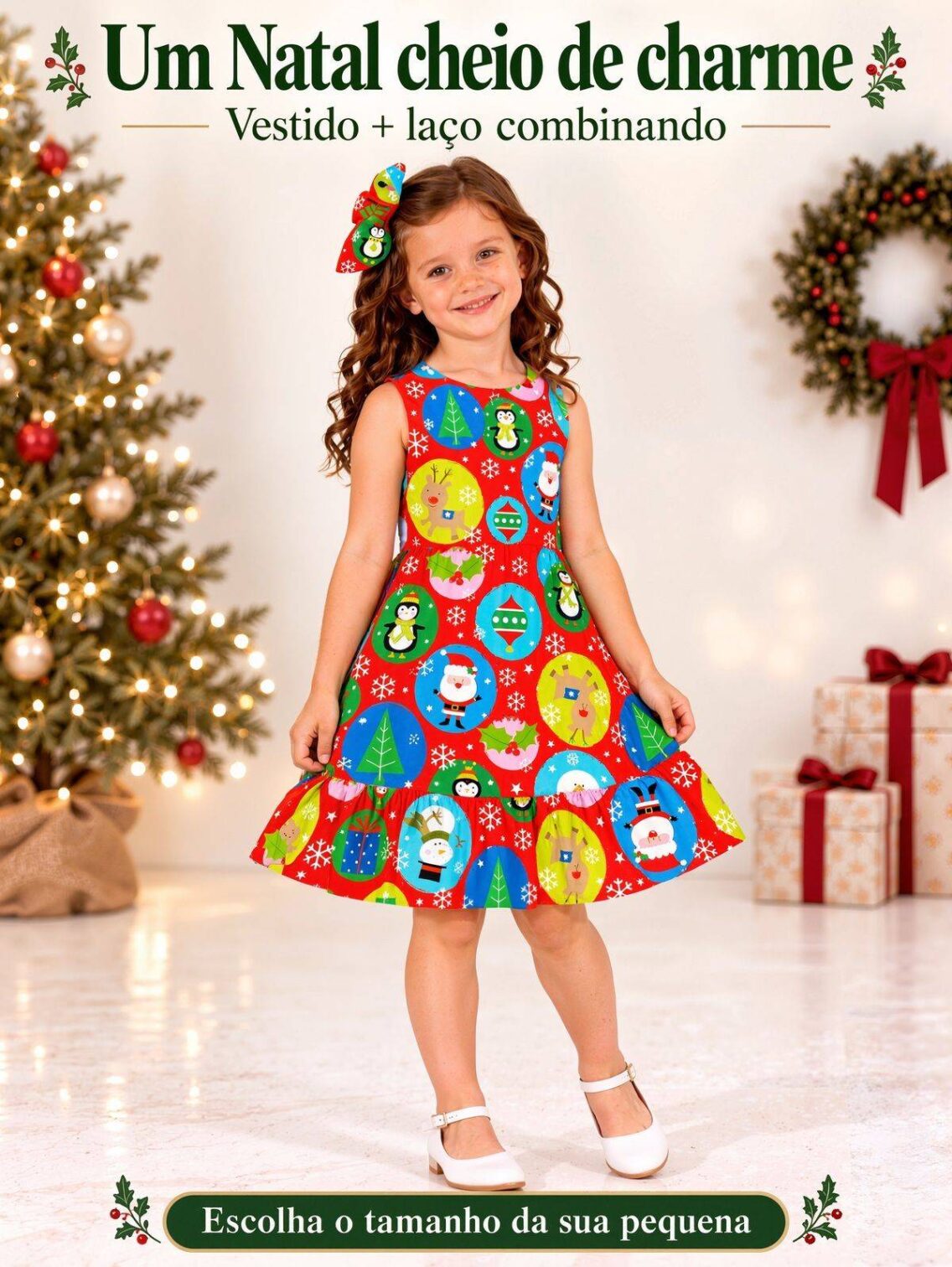 Moda infantil feminina no Jardim Ametista, Aparecida de Goiânia: vestidos e looks para ocasiões especiais