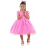 Vestido infantil para festa ao ar livre: tecido, conforto e proteção